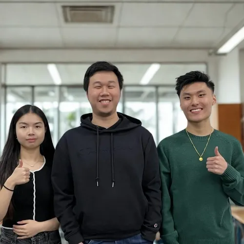 Ascent Academia co-founders Jessica Dam, Ryan Nguyen and Ivan Luong